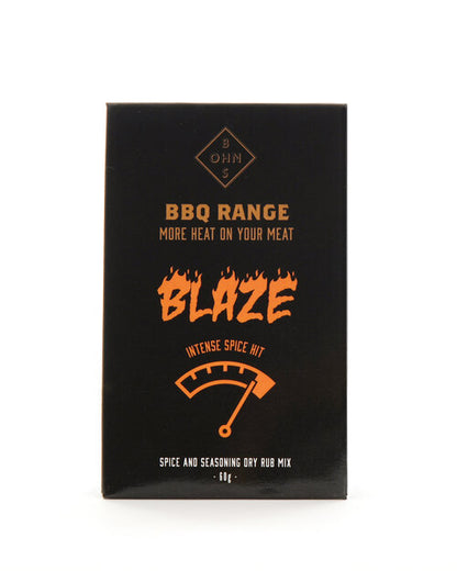 Blaze - BBQ range. More heat on your meat. INTENSE spice hit.
